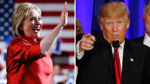 clinton-trump-split
