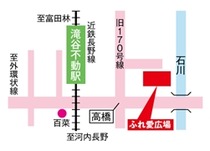 あけぼの朝市地図