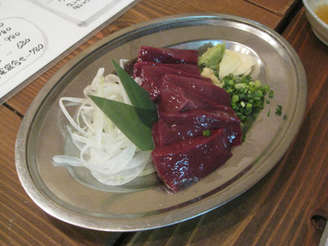 和牛奇跡のレバ刺し