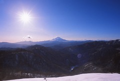 塔の岳山頂より富士