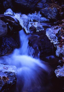 三條の湯 冬の流れ 小生選択