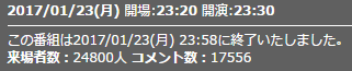 来場者数3話