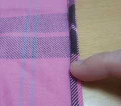 簡単な三つ折り始末の仕方