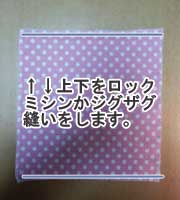 あて布を縫いつける方法