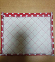 レースつきのレッスンバッグのポケットの作り方