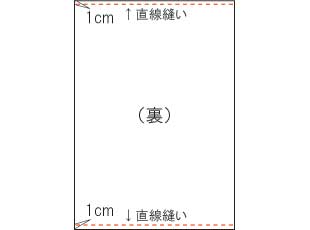 裏地つき切り替えなしレッスンバッグの作り方