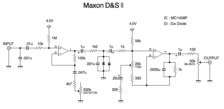 Maxon D&S ギターエフェクター[箱、説明書あり] MAXON/D&Sのレビュー!OD-801やD&S IIとの違いは? | エスムジカ