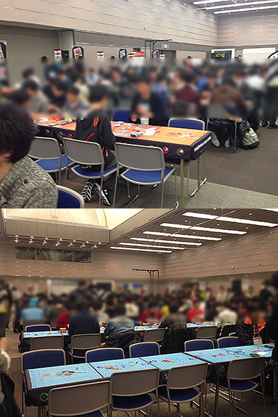 ポケモンカードゲーム チャンピオンズリーグ2017 大阪会場1日目の様子