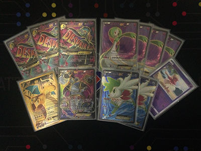 ポケモンカードゲーム MサーナイトEX、サーナイトEX、シェイミEX、フーパEX、カイリューEX、オドリドリ