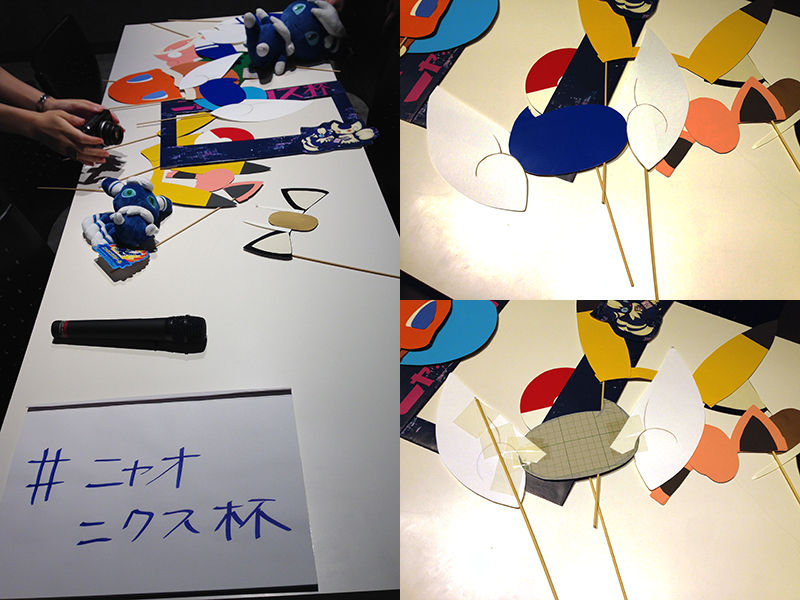ポケモンカード非公認ニャオニクス杯記念撮影コーナーの手作りフォトプロップス(2017年7月)