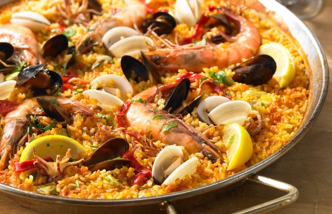 mixed-seafood-paella