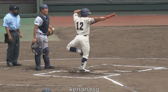 滑川総合の代打・馬場優治君