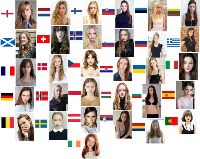 韓国人「ヨーロッパの女の子って本当にこんな容姿なの?」