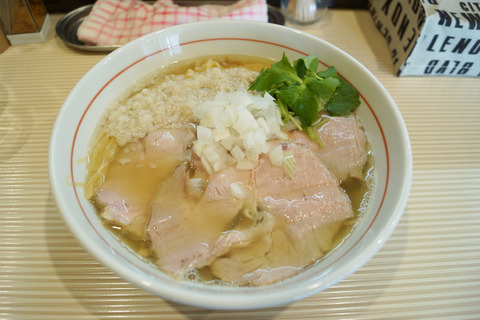 チャーシュー煮干しそば