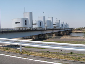 茨城県道502号取手常総自転車道線 (20) 岡堰