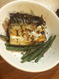 鯖のバジル炊き込み御飯
