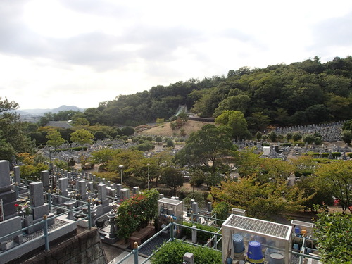 青の山墓地　全景1