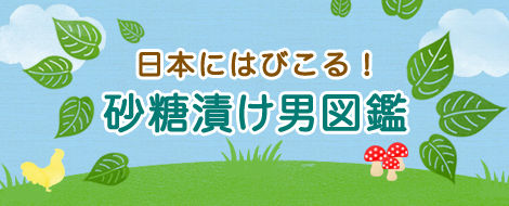 日本にはびこる 砂糖漬け男図鑑 日本にはびこる 砂糖漬け男図鑑
