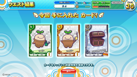 手に入れたカードのコピー