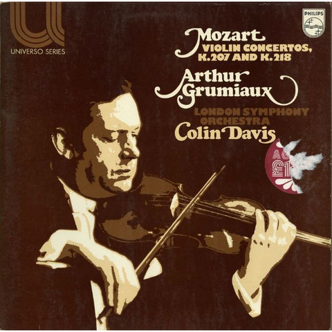 GB PHILIPS 6580 009 アルテュール・グリュミオー コリン