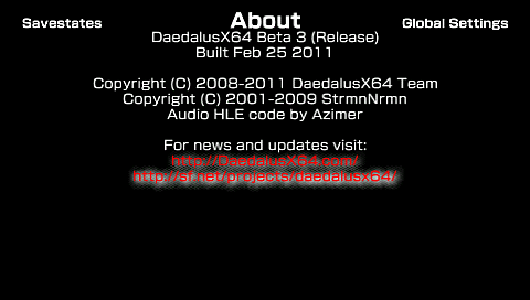 DaedalusX64 Beta 3 (10) DaedalusX64 Beta 3 (10)