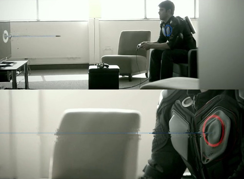 v