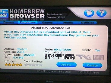Homebrew Browser ver 0.3.8 (5) Homebrew Browser ver 0.3.8 (5)