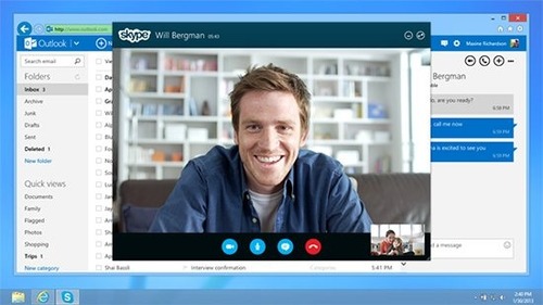 com Skype interface