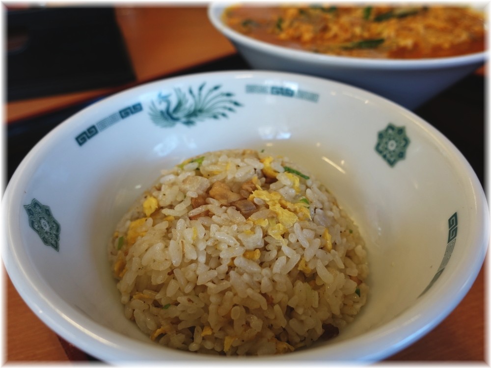 日高屋コクーンシティ店 半チャーハン