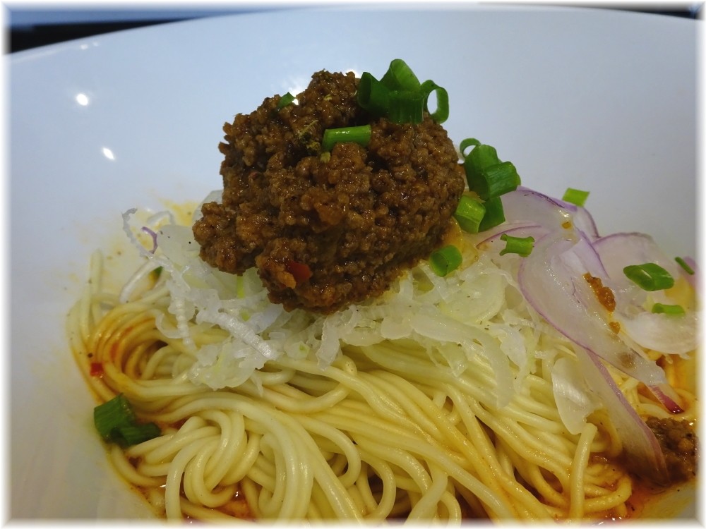 たんぽぽ 汁なし担々麺(細麺)の具