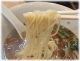 海鳴 正油煮干し拉麺の麺