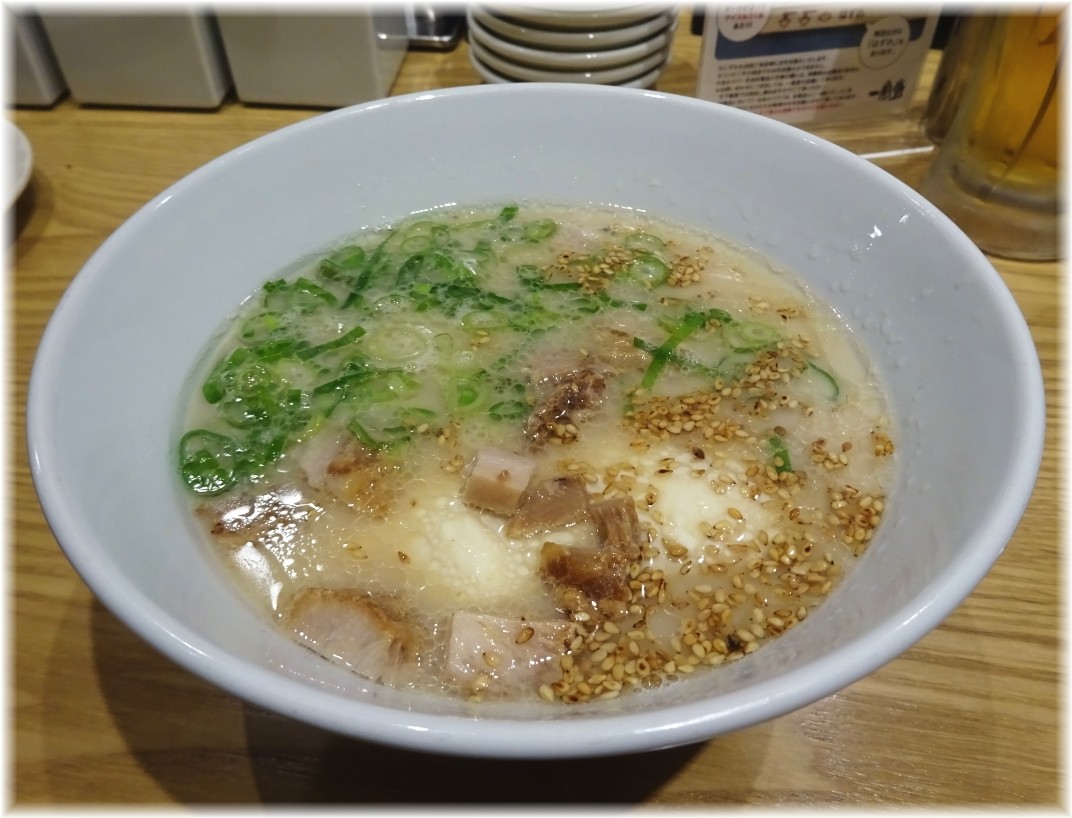 一風堂浜松町スタンド 白丸とんこつ百年豆腐