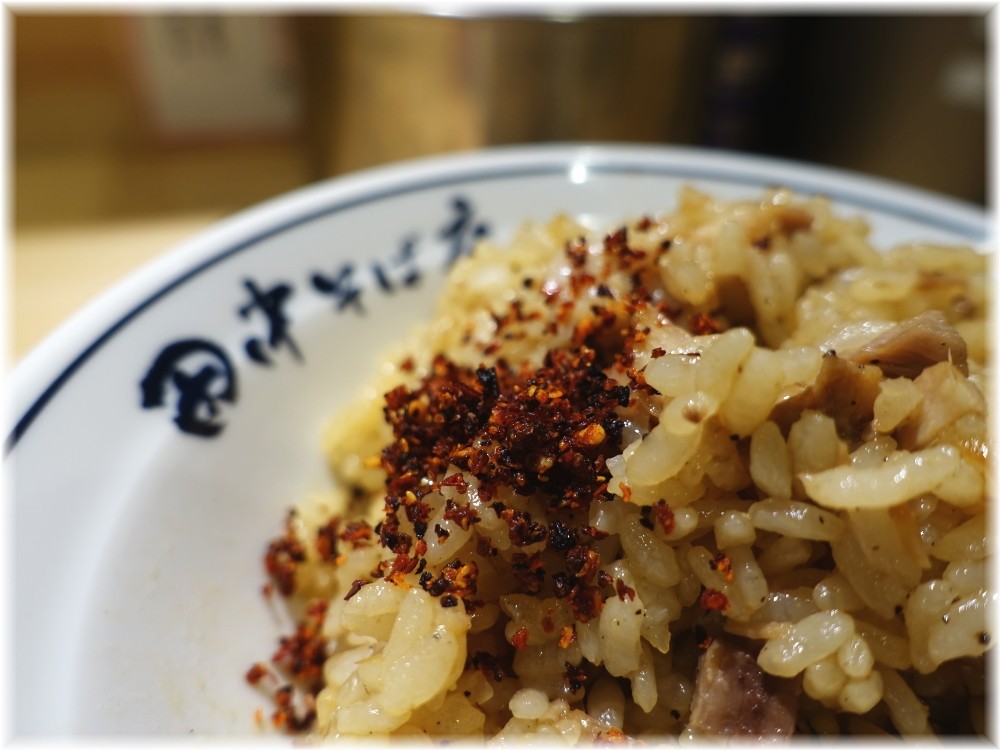 田中そば店新橋店3 特製肉めしに特製唐華