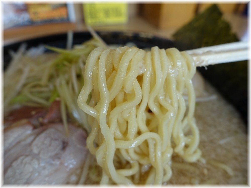青木亭草加店 定番(小)の麺