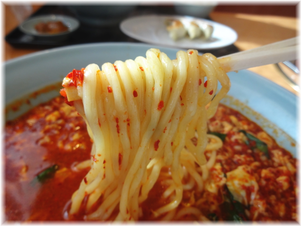 元祖ニュータンタンメン本舗京町店 タンタンメン(メチャ辛)の麺