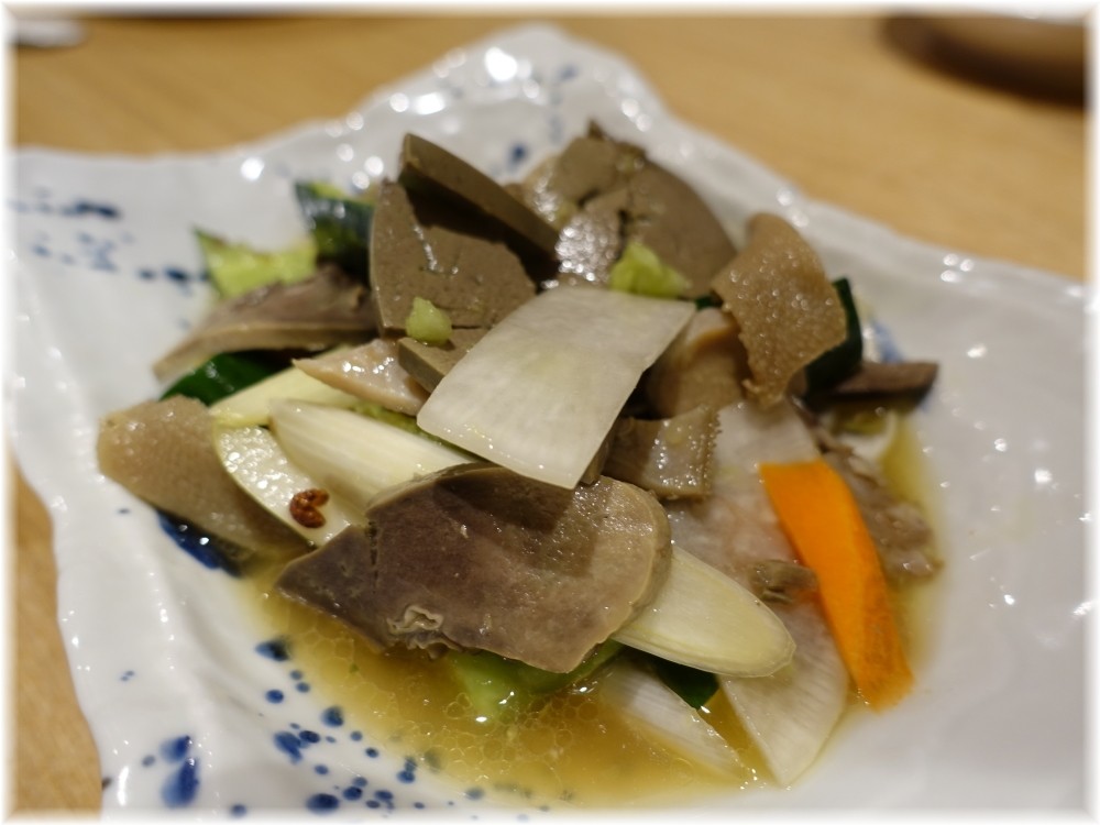 辰池袋南口店 羊のホルモン和えもの山椒風味