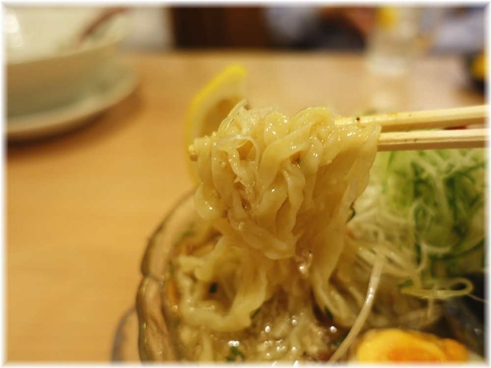 大喜9 冷やしとりそば2018の麺
