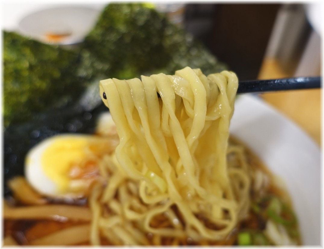 駅そば(大宮駅) 佐野ラーメンの麺