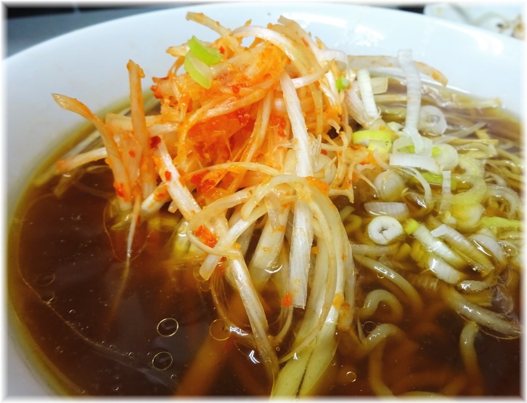 盛運亭 辛ねぎラーメンの具