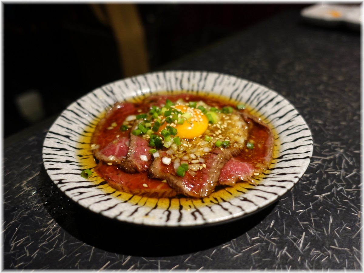 晩翠2 レアステーキ
