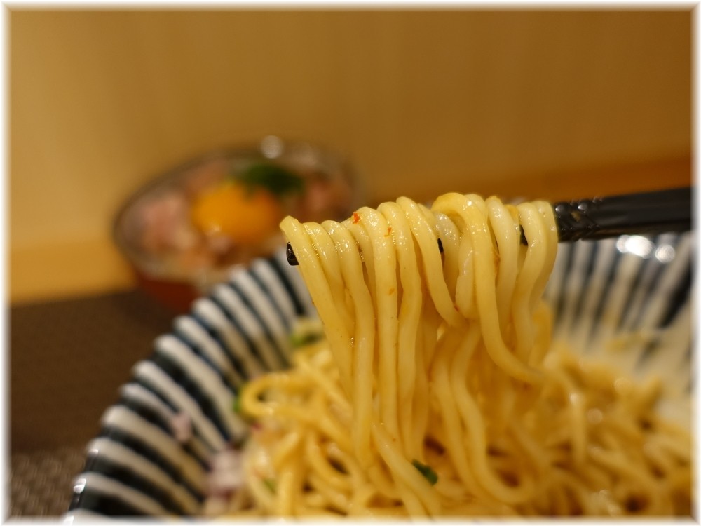 麺処一龍庵 辣醤まぜそばの麺