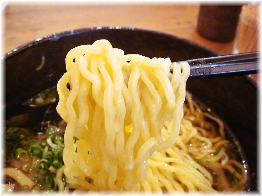 肉そば笑梟 フクロウ冷たい肉中華の麺