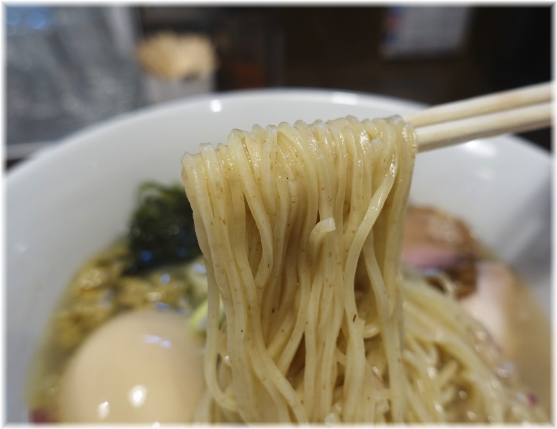 貝節麺raik 特製貝節潮そばの麺