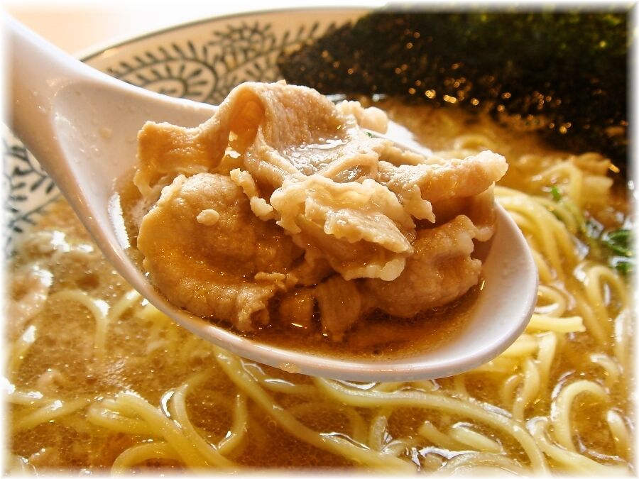 丸源ラーメン 肉そばの肉