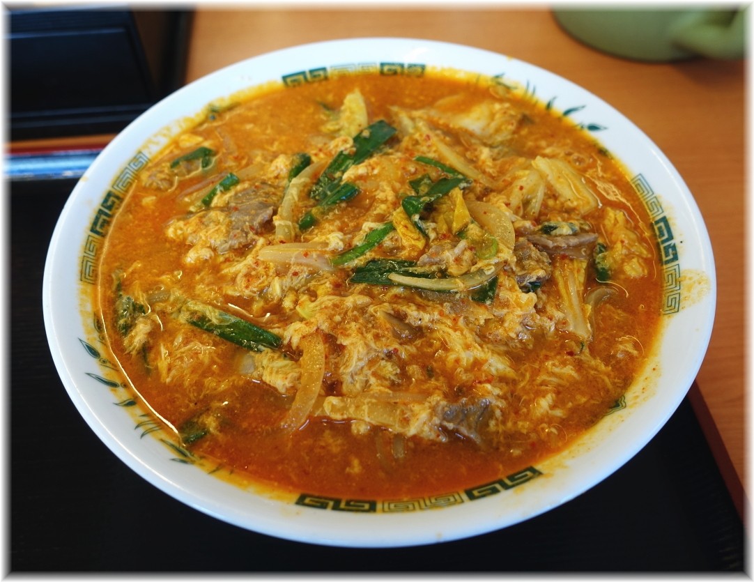 日高屋コクーンシティ店 チゲ味噌ラーメン