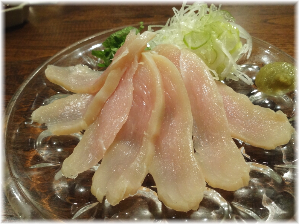 喜粋 胸肉の昆布じめ