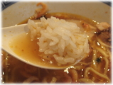 らぁめん大山 ご飯にスープ