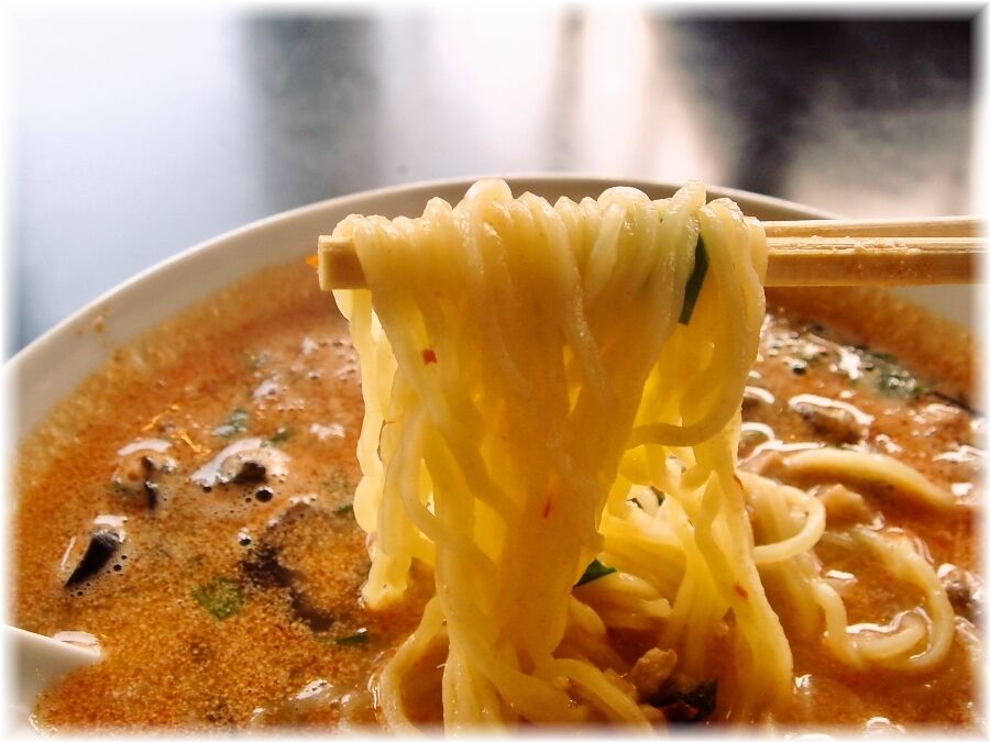 鉄龍山 四川坦々麺の麺