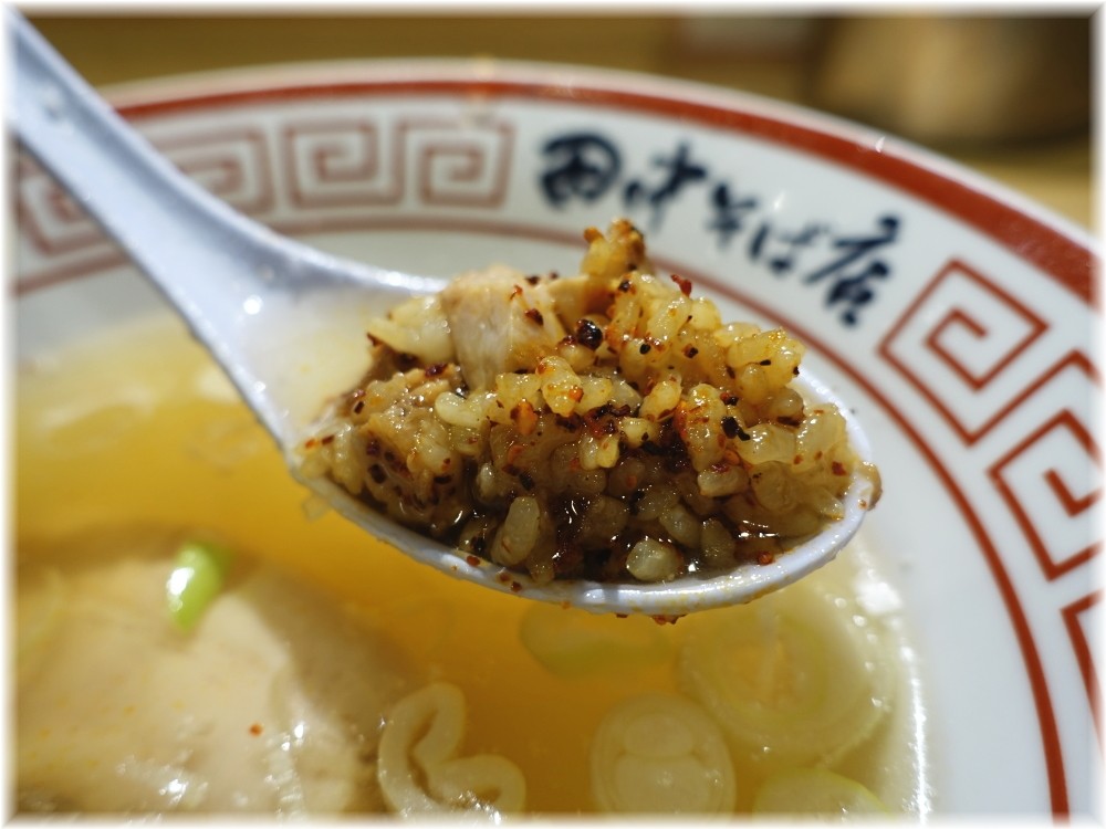 田中そば店新橋店3 特製肉めしに特製唐華2