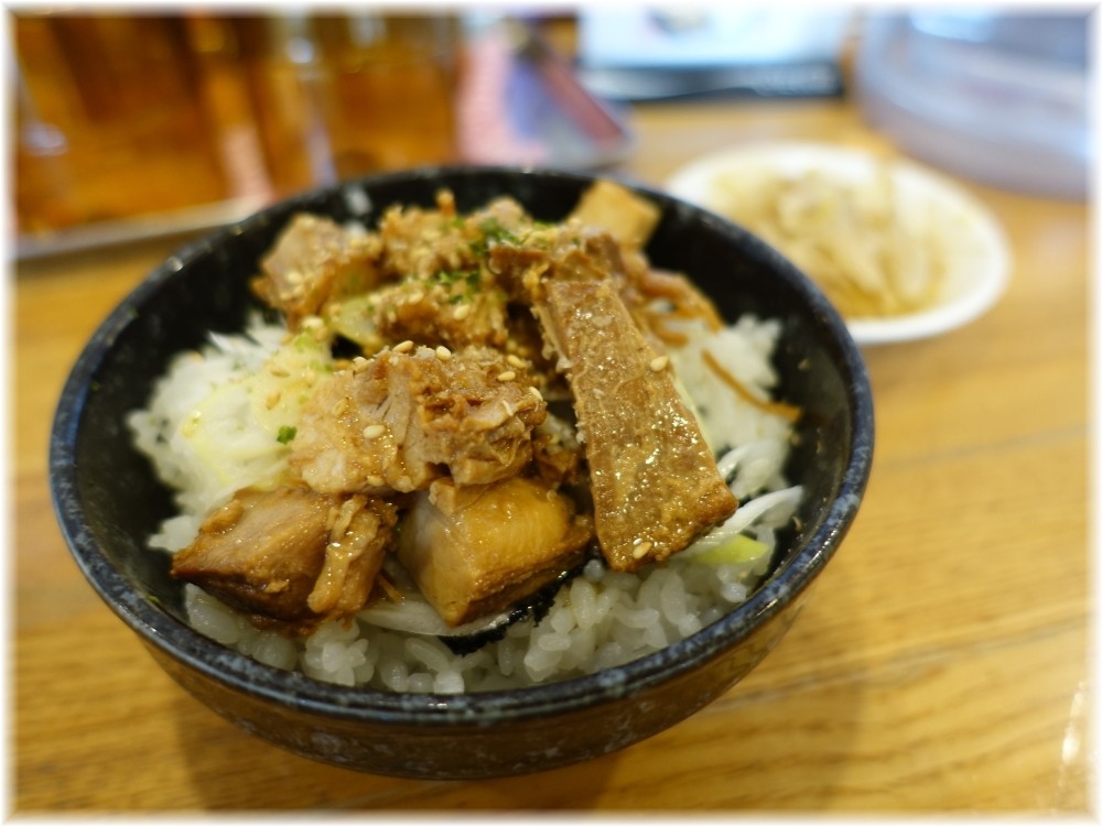 きたもと屋 ミニネギチャーシュー丼